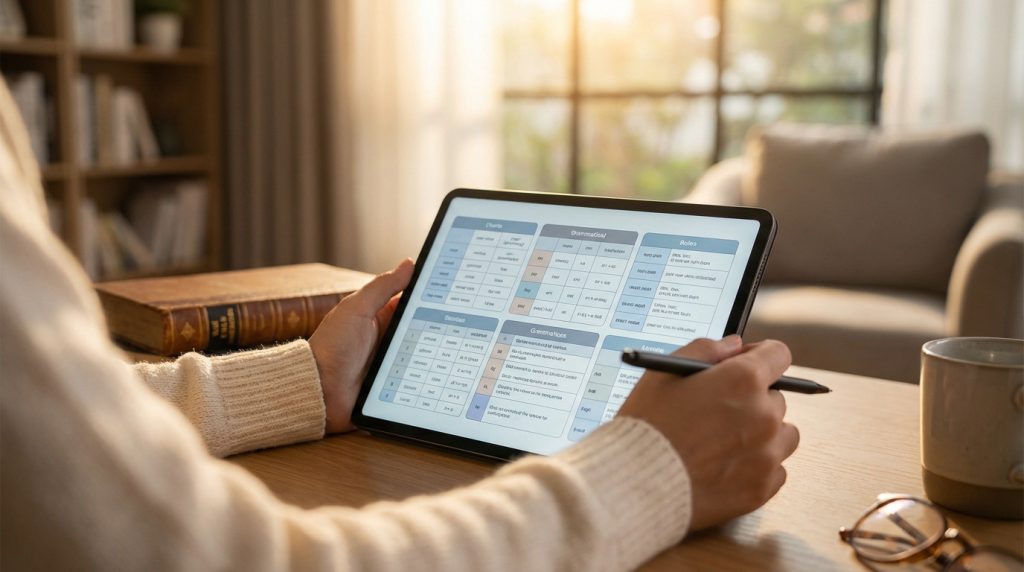 Terminaisons passé simple - Guide pratique [Tableau]