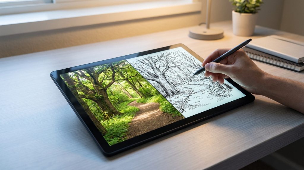 Transformer des photos en dessins | guide pro IA [2026]