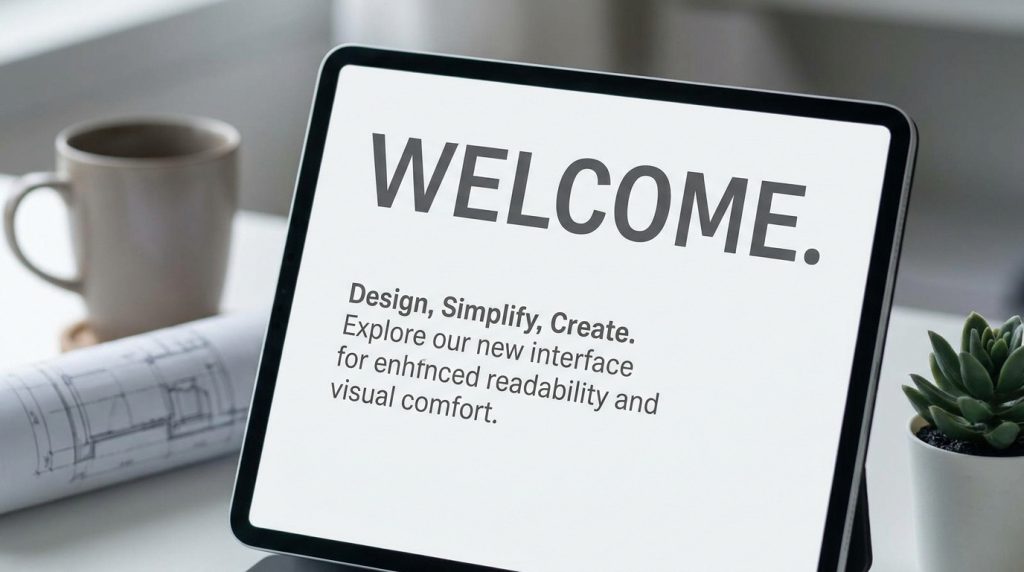 font de écran | Guide design et lisibilité Top 2026.